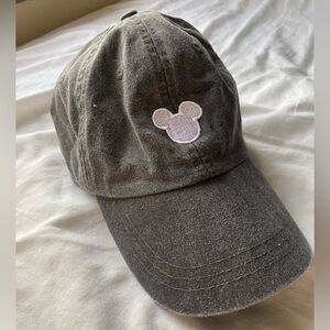 Adams Gray Cap with Mickey Mouse Embroidery